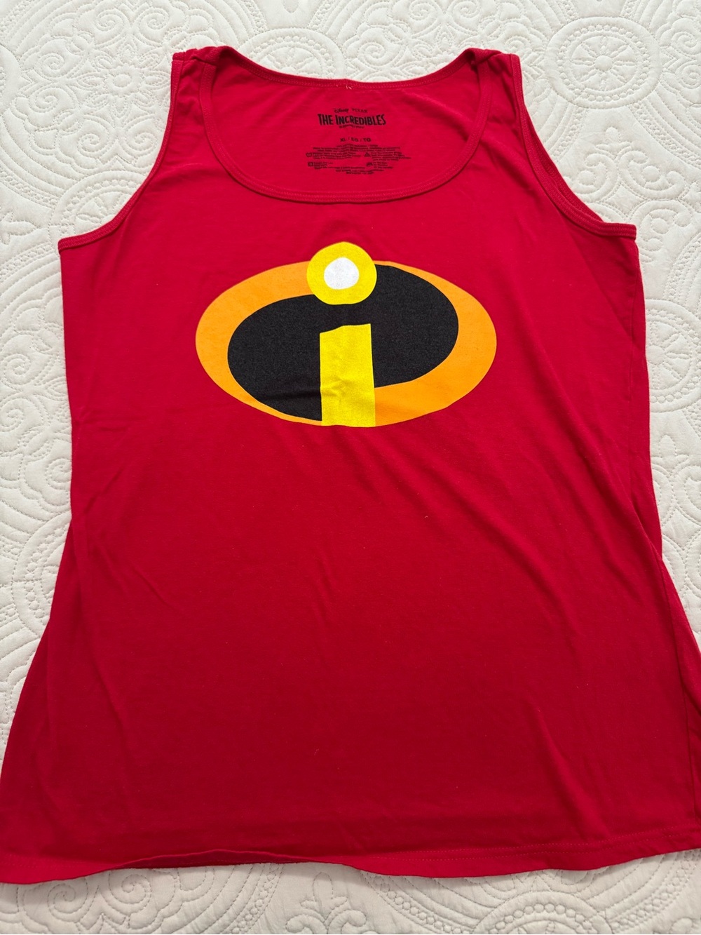 Women’s Disney Incredible Red Logo Tank Runner Costume